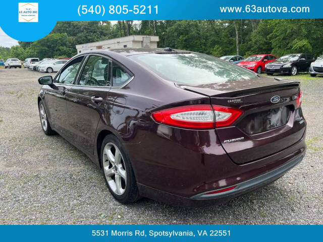 2013 Ford Fusion for sale at 63 Auto Inc in Spotsylvania, VA