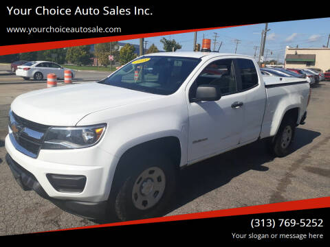 2018 Chevrolet Colorado for sale at Your Choice Auto Sales Inc. in Dearborn MI