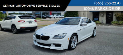 2012 BMW 6 Series for sale at German Automotive Service & Sales in Knoxville TN