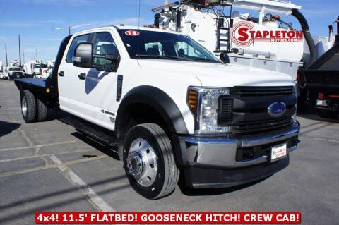 2018 Ford F-450 Super Duty for sale at STAPLETON MOTORS in Commerce City CO
