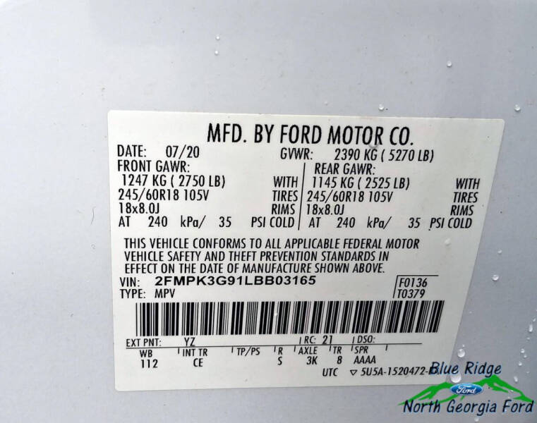 2020 Ford Edge SE