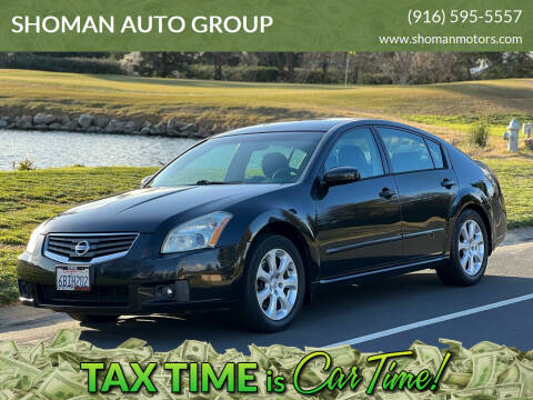 2007 Nissan Maxima for sale at SHOMAN AUTO GROUP in Davis CA