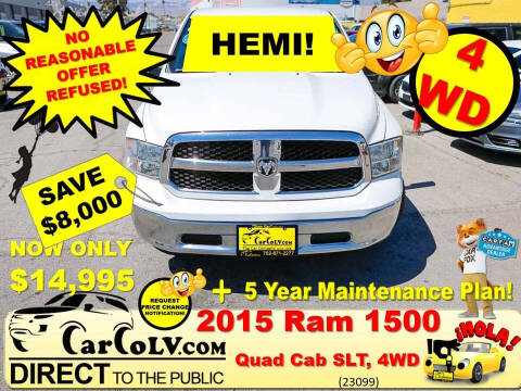 2015 RAM 1500 for sale at The Car Company - No Reasonable Offer Refused in Las Vegas NV