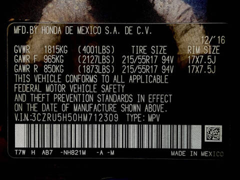 2017 Honda HR-V EX