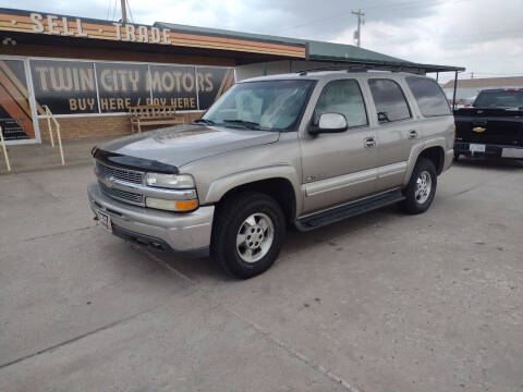 2002 Chevrolet Tahoe for sale at Twin City Motors in Scottsbluff NE