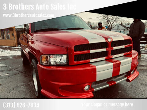 1997 Dodge Ram Pickup 1500 for sale at 3 Brothers Auto Sales Inc in Detroit MI
