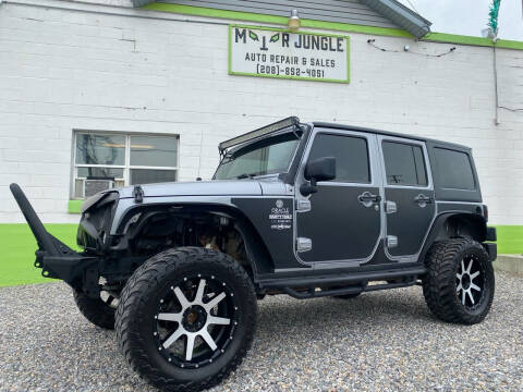 2014 Jeep Wrangler Unlimited for sale at Motor Jungle in Preston ID