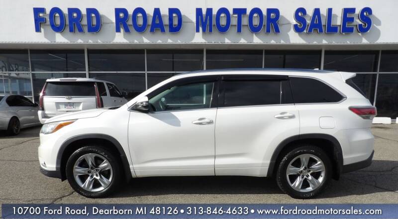 2015 Toyota Highlander for sale at Ford Road Motor Sales in Dearborn MI
