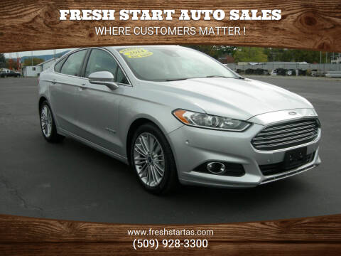 2014 Ford Fusion Hybrid for sale at FRESH START AUTO SALES in Spokane Valley WA
