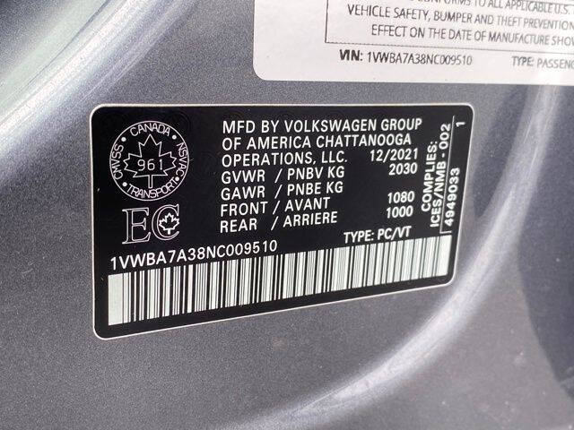 2022 Volkswagen Passat Limited Edition