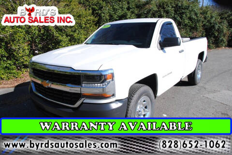 2018 Chevrolet Silverado 1500 for sale at Byrds Auto Sales in Marion NC