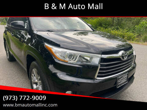 2015 Toyota Highlander for sale at B & M Auto Mall in Clifton NJ