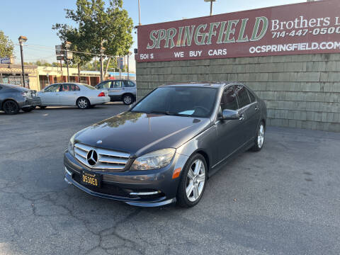 2011 Mercedes-Benz C-Class for sale at SPRINGFIELD BROTHERS LLC in Fullerton CA