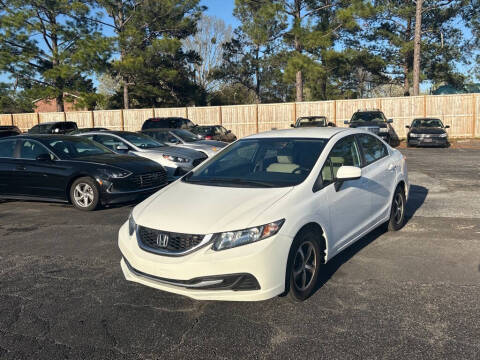 2015 Honda Civic for sale at APEX AUTO in North Charleston SC