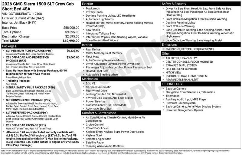 2026 GMC Sierra 1500