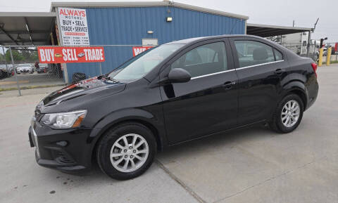 2019 Chevrolet Sonic for sale at ALWAYS MOTORS in Spring TX