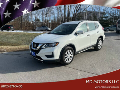2018 Nissan Rogue for sale at MD Motors LLC in Williston VT