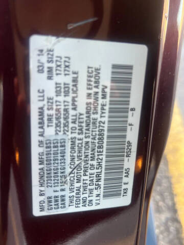 2014 Honda Odyssey LX