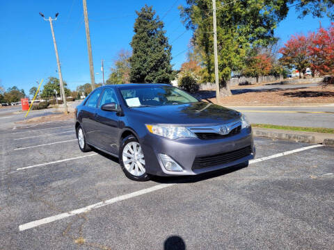 2012 Toyota Camry for sale at CORTEZ AUTO SALES INC in Marietta GA