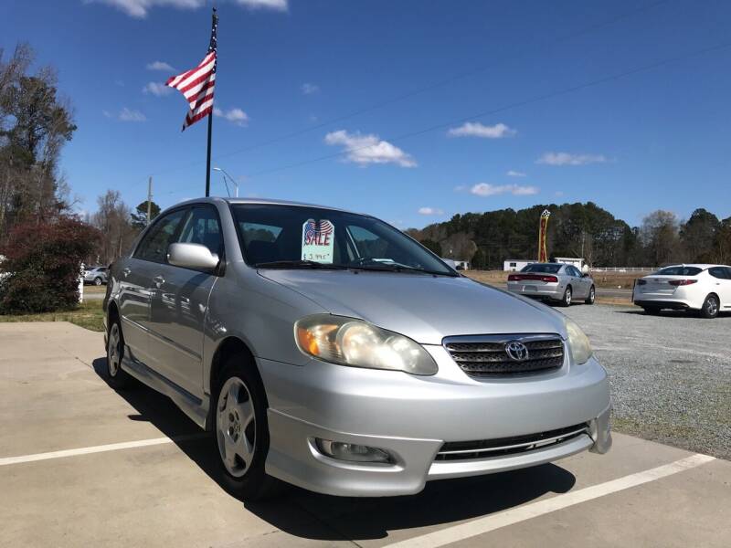 2007 Toyota Corolla for sale at Allstar Automart in Benson NC