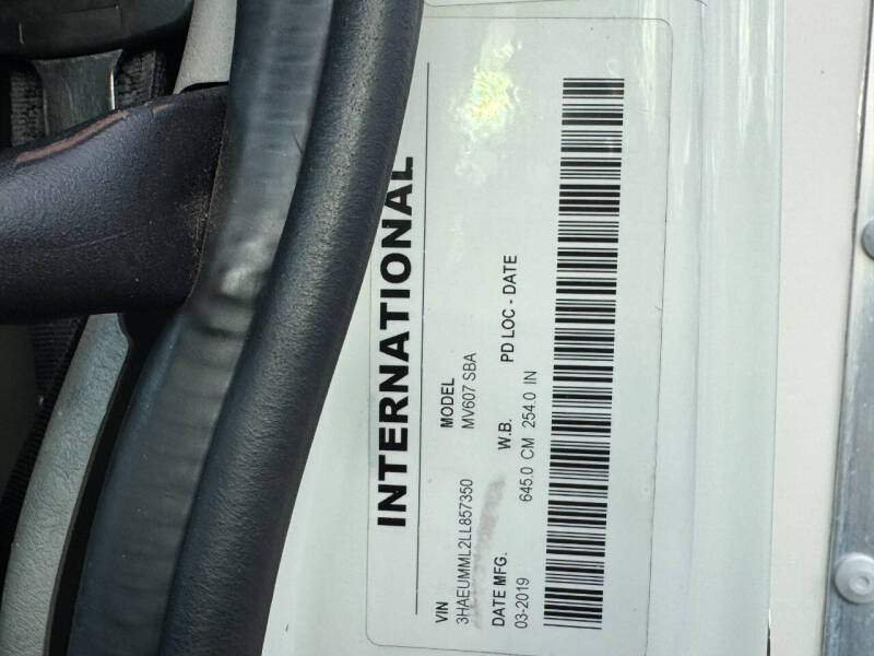 2020 International MV607