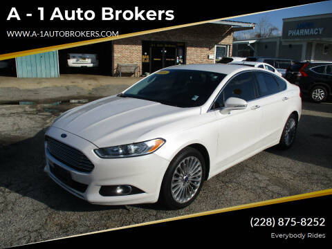 2016 Ford Fusion for sale at A - 1 Auto Brokers in Ocean Springs MS