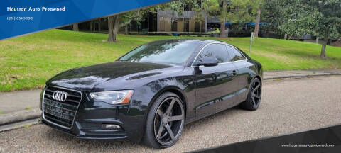 2013 Audi A5 for sale at Houston Auto Preowned in Houston TX