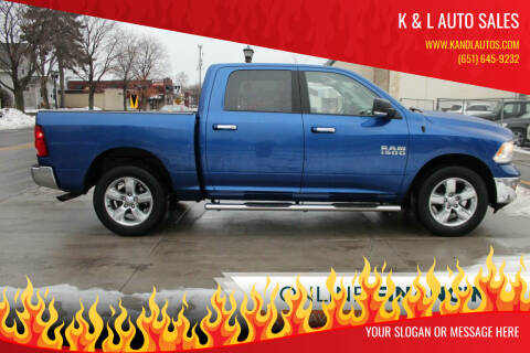 2017 RAM 1500 for sale at K & L Auto Sales in Saint Paul MN