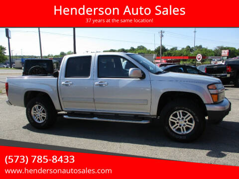 2011 Chevrolet Colorado for sale at Henderson Auto Sales in Poplar Bluff MO
