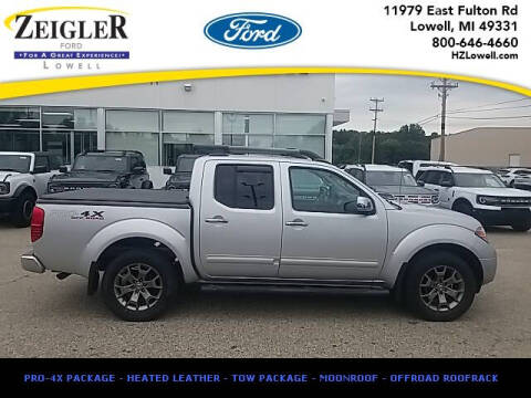 2016 Nissan Frontier for sale at Harold Zeigler Ford in Plainwell MI