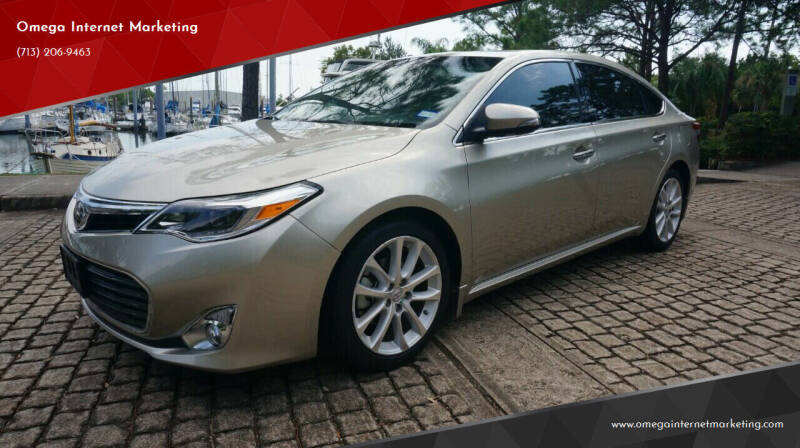 2014 Toyota Avalon for sale at Omega Internet Marketing in League City TX