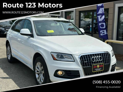 2014 Audi Q5 for sale at Route 123 Motors in Norton MA