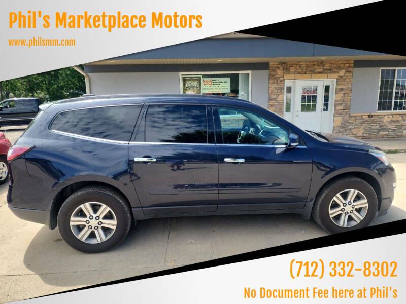 2017 Chevrolet Traverse for sale at Phil's Marketplace Motors in Arnolds Park IA