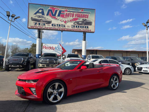 2018 Chevrolet Camaro for sale at ANF AUTO FINANCE in Houston TX