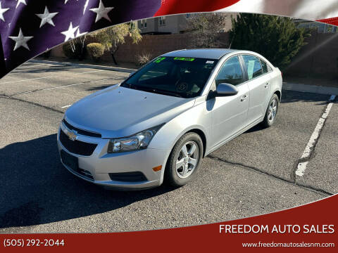 2012 Chevrolet Cruze for sale at Freedom Auto Sales in Albuquerque NM