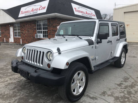 2009 Jeep Wrangler Unlimited for sale at tazewellauto.com in Tazewell TN