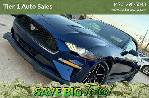 2018 Ford Mustang for sale at Tier 1 Auto Sales in Gainesville GA