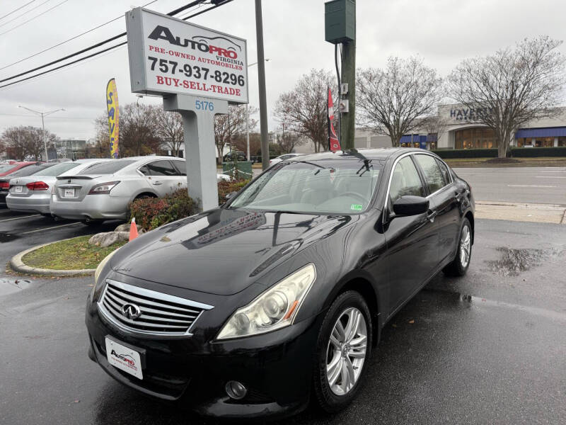 2012 INFINITI G Sedan 25x