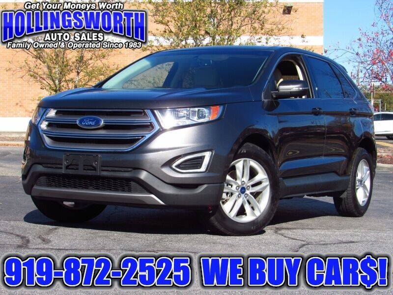 2017 Ford Edge for sale at Hollingsworth Auto Sales in Raleigh NC