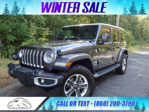 2018 Jeep Wrangler Unlimited for sale at EAGLEVILLE MOTORS LLC in Storrs Mansfield CT