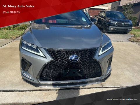 2022 Lexus RX 450h for sale at St. Mary Auto Sales in Hilliard OH