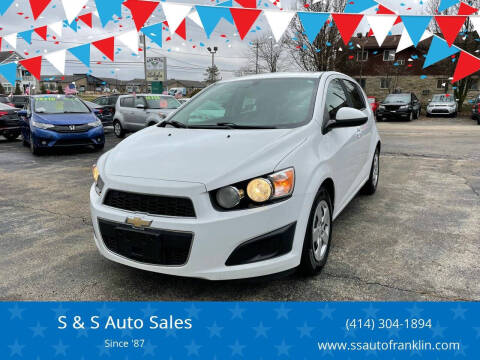 2016 Chevrolet Sonic for sale at S & S Auto Sales in Franklin WI
