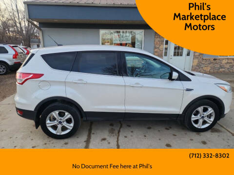 2013 Ford Escape for sale at Phil's Marketplace Motors in Arnolds Park IA