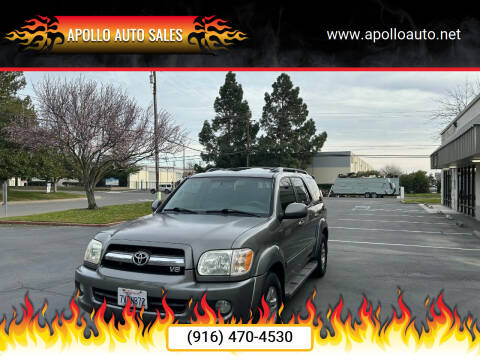 2006 Toyota Sequoia for sale at APOLLO AUTO SALES in Sacramento CA