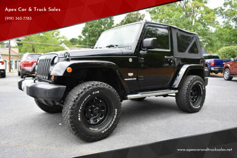 2011 Jeep Wrangler for sale at Apex Car & Truck Sales in Apex NC