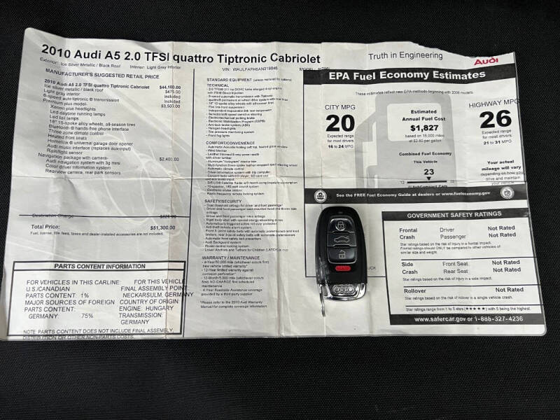 2010 Audi A5 2.0T quattro Premium Plus