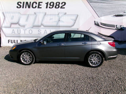 2011 Chrysler 200 for sale at Pyles Auto Sales in Kittanning PA