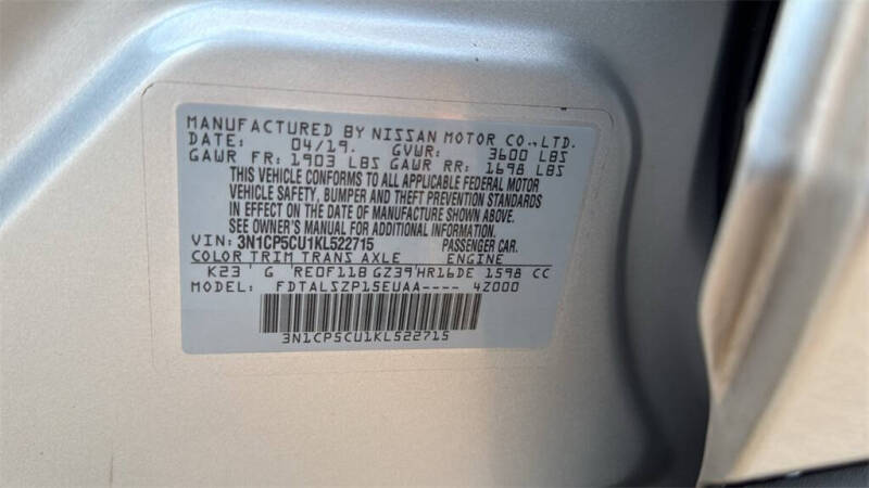 2019 Nissan Kicks SV