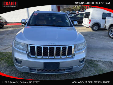 2011 Jeep Grand Cherokee for sale at CRAIGE MOTOR CO in Durham NC