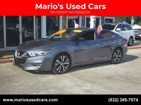 2017 Nissan Maxima for sale at Mario's Used Cars - South Houston Location in South Houston TX